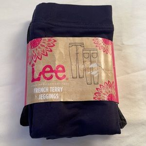 3 pcs Girls French Terry Jeggings by LEE #SIZE 4